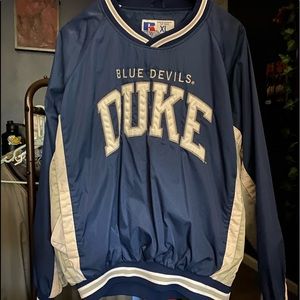 Vintage duke “blue devils” pullover bomber